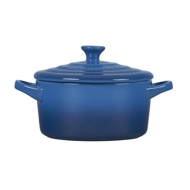 Le Creuset Stoneware Mini Round Cocotte, 14-Ounces, Marseille - Kitchen Universe