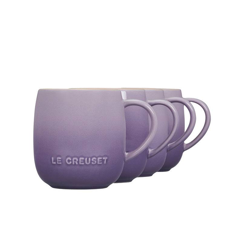 Le Creuset Heritage Stoneware Mugs Set of 4, 13-oz, Provence - Kitchen Universe