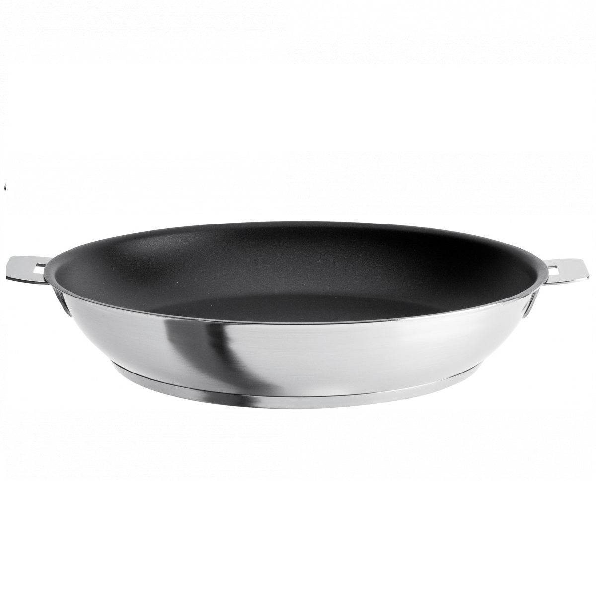 Cristel Strate Deep Stainless Steel Non-Stick Frying Pan - Kitchen Universe