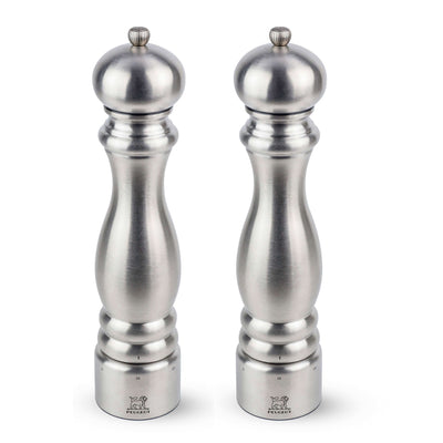 Peugeot Paris Chef u'Select Stainless Steel Pepper & Salt Mill Set, 12-in - Kitchen Universe