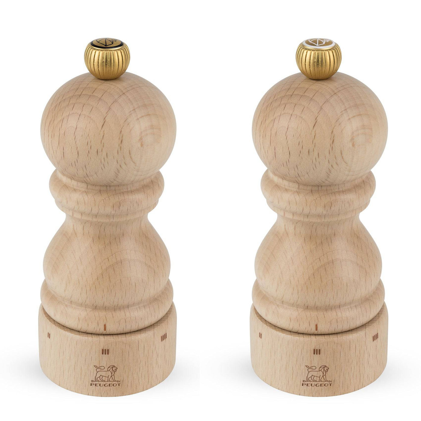 Peugeot Paris u'Select Pepper & Salt Mill Set, Natural 4.75-in - Kitchen Universe