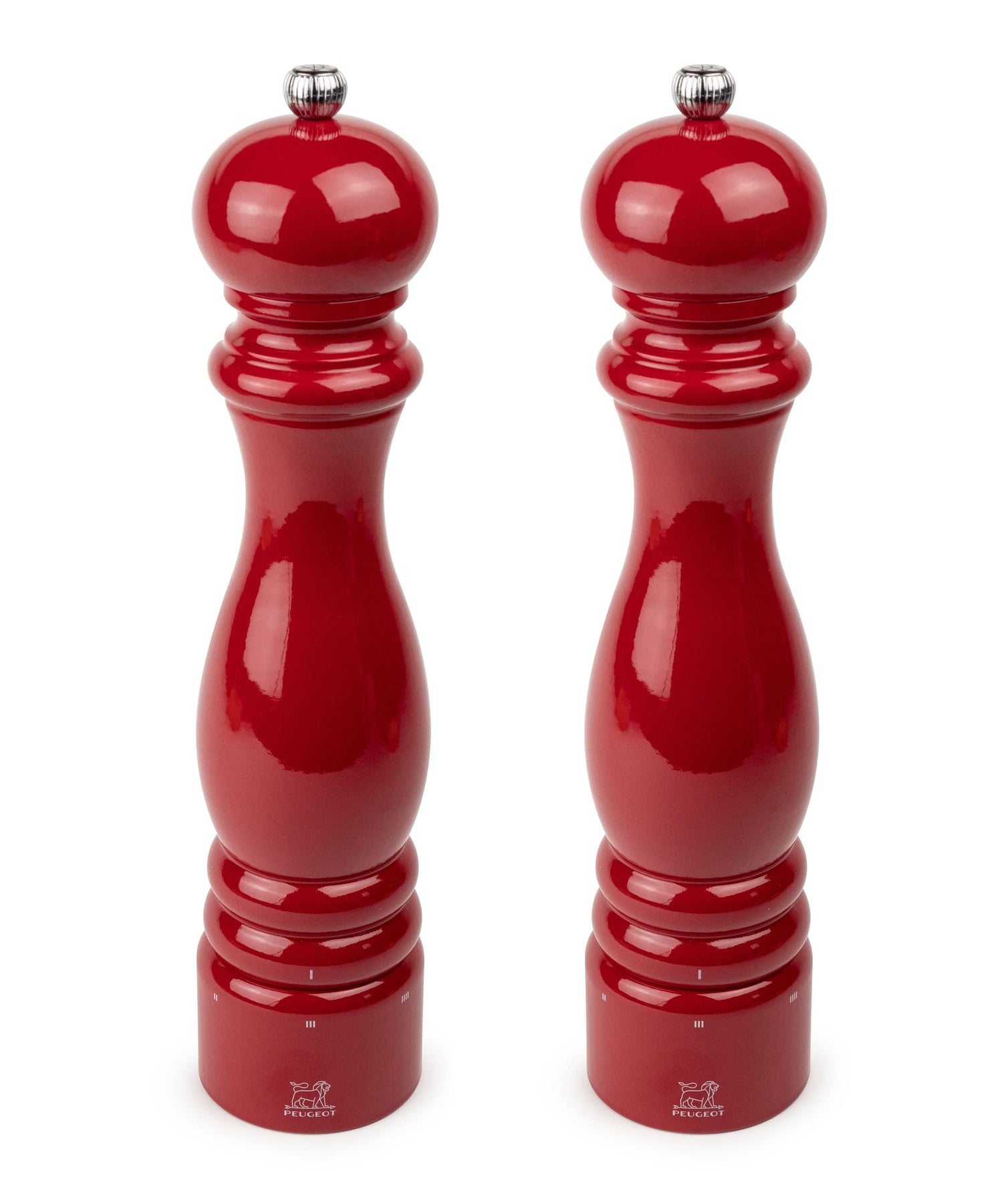 Salt and Pepper Mill, Red Lacquer, Munich