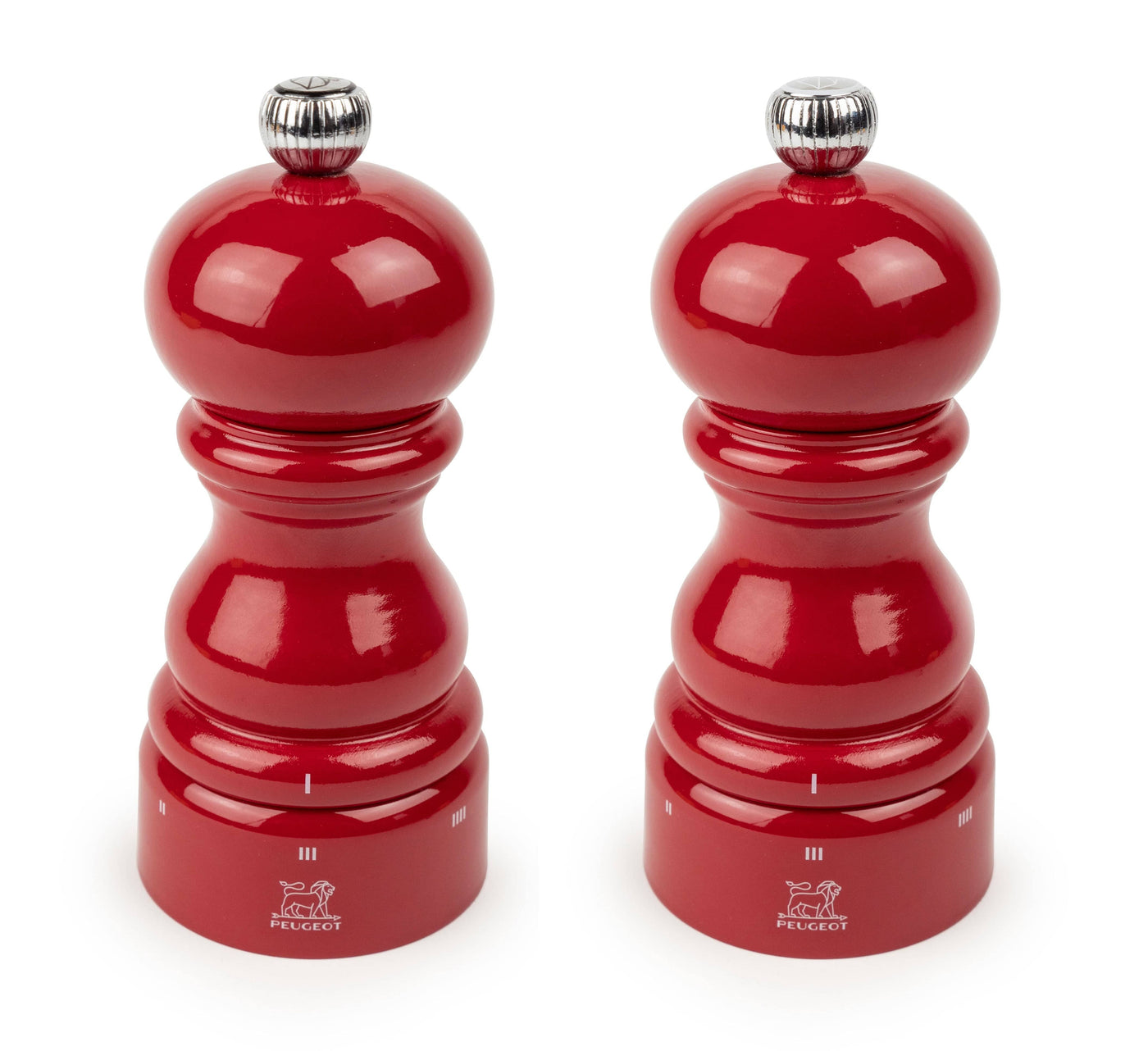 Peugeot Paris u'Select Pepper & Salt Mill, Red Passion Lacquer 4.75-in - Kitchen Universe