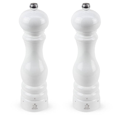 Peugeot Paris u'Select White Lacquer Pepper & Salt Mill Set,  9-in - Kitchen Universe