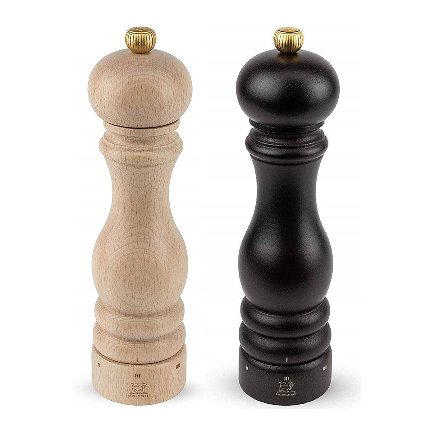 Peugeot Paris u'Select Pepper & Salt Mill Set, Chocolate and Natural 9-in - Kitchen Universe