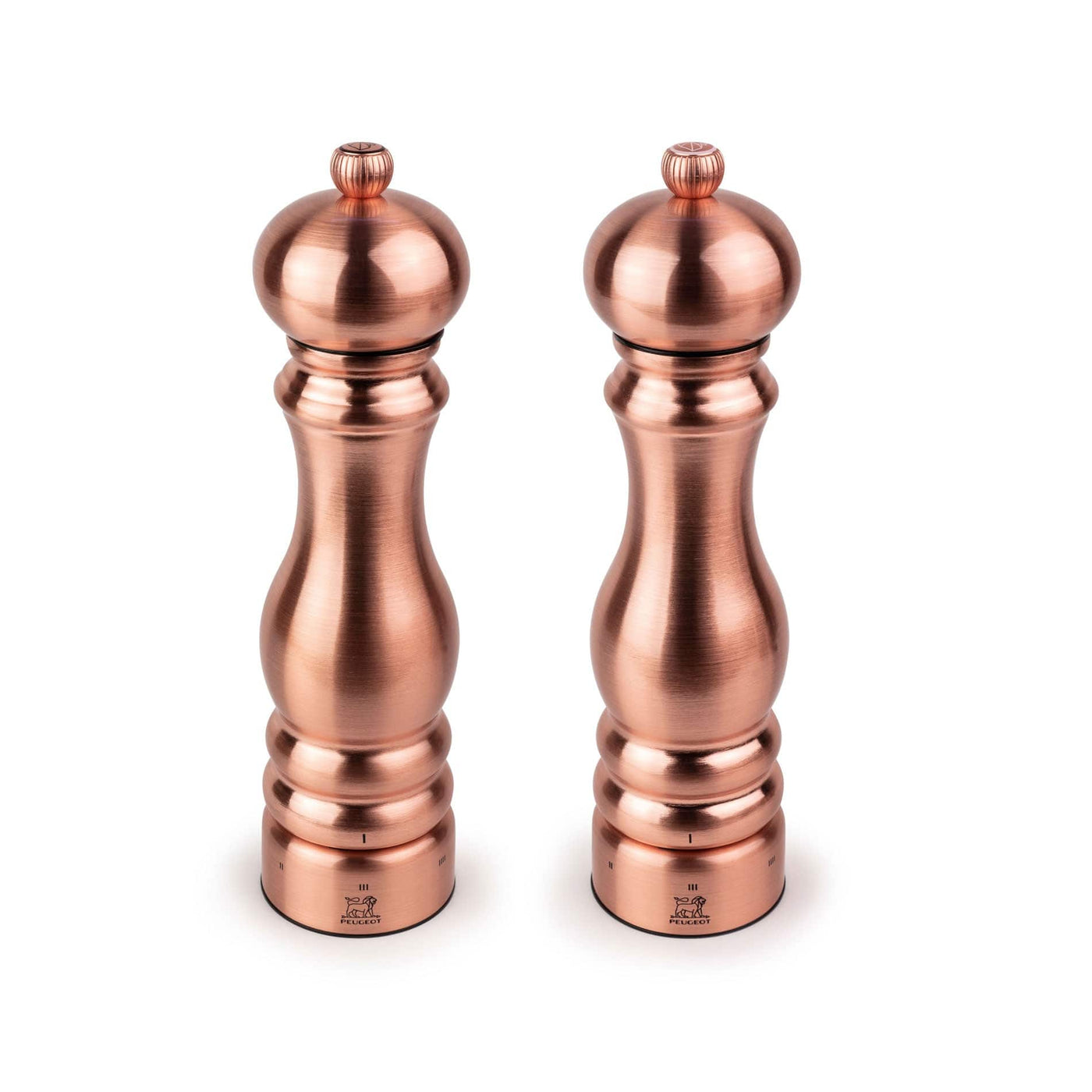 Peugeot Paris Chef u'Select Copper Plated Pepper & Salt Mill Set, 9-in - Kitchen Universe