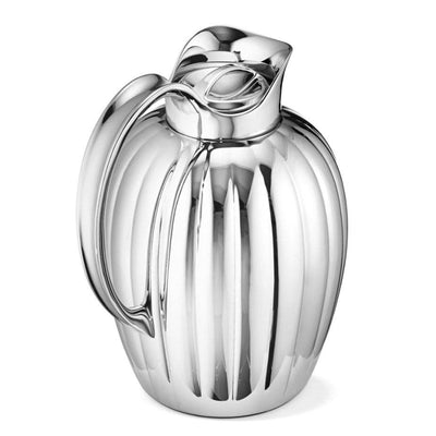 Georg Jensen Bernadotte Thermo Carafe w/Push Stopper, 1 Liter - Kitchen Universe