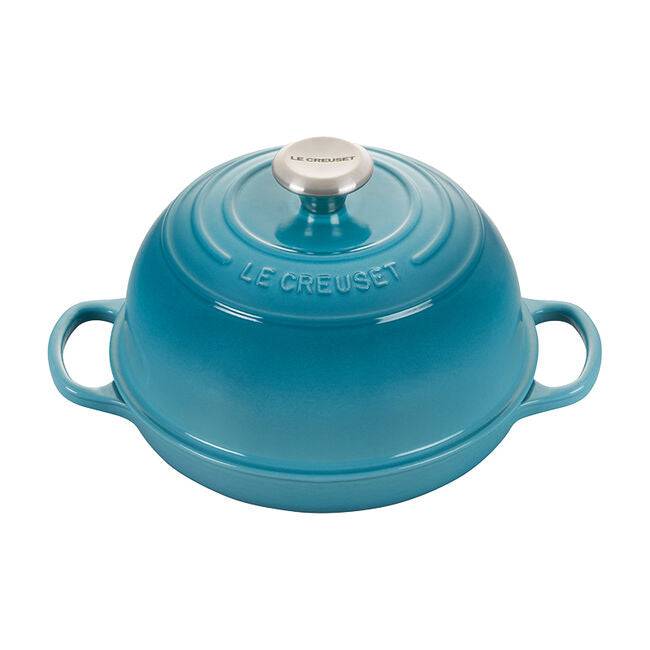 Le Creuset Enameled Cast Iron Signature Bread Oven, 9.5-Inches, Caribbean - Kitchen Universe