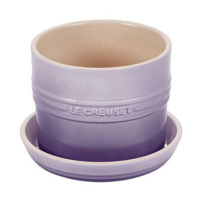Le Creuset Stoneware Herb Planter with Tray, 5.5-Inches, Provence - Kitchen Universe