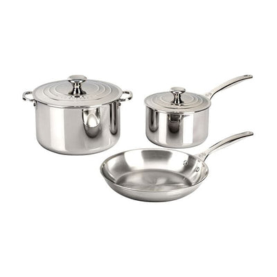 Le Creuset Stainless Steel 5-Piece Cookware Set - Kitchen Universe