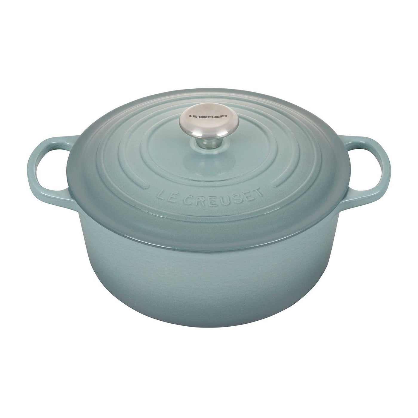 Le Creuset Signature Round 5.5-Qt. White Dutch Oven with Lid +