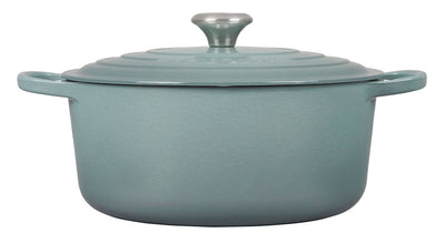 Le Creuset Signature Enameled Cast Iron Round Dutch Oven, 7.25-Quart, Sea Salt - Kitchen Universe