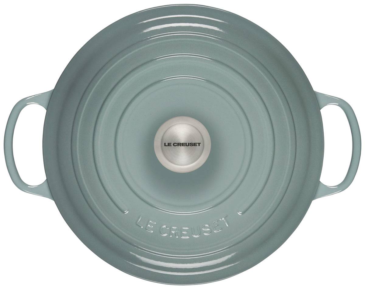 Le Creuset Signature Cast Iron 7.25-Quart Deep Teal Round Dutch Oven