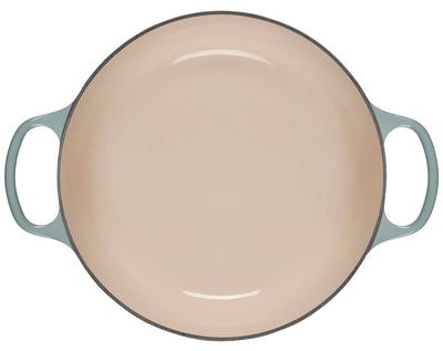 Le Creuset Signature Enameled Cast Iron Round Dutch Oven, 7.25-Quart, Sea Salt - Kitchen Universe