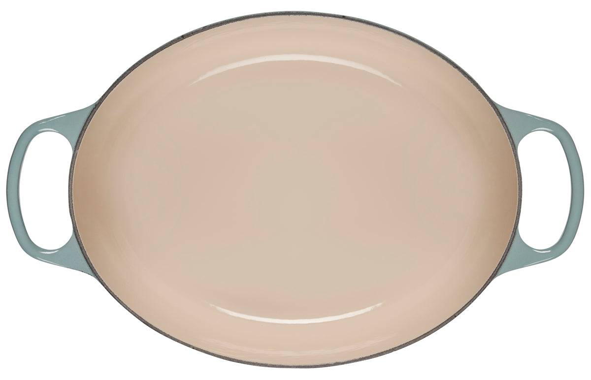 Le Creuset Signature Enameled Cast Iron Oval Dutch Oven, 6.75-Quart, Sea Salt - Kitchen Universe