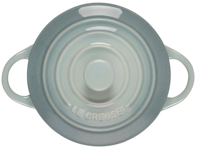Le Creuset Stoneware Mini Round Cocotte, 8-Ounces, Sea Salt - Kitchen Universe
