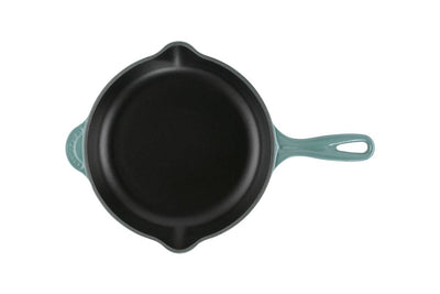 Le Creuset Classic Enameled Cast Iron Skillet, 9-Inches, Sea Salt - Kitchen Universe