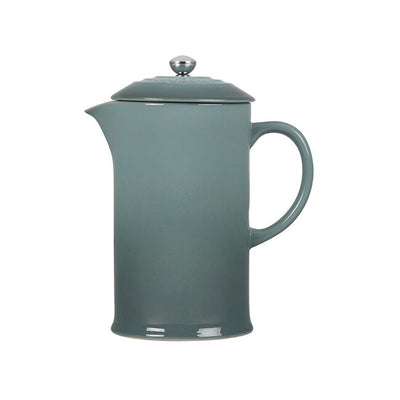 Le Creuset Stoneware French Press, 34-Ounces, Sea Salt - Kitchen Universe