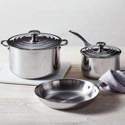 Le Creuset Stainless Steel 5-Piece Cookware Set - Kitchen Universe