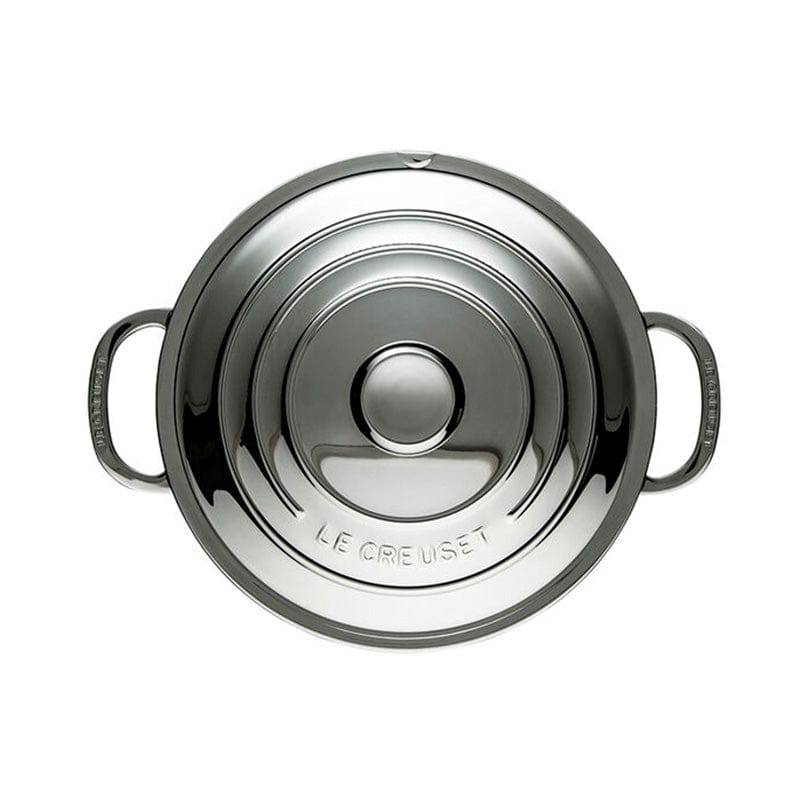 Le Creuset 3-Ply Stainless Steel Stockpot with Lid & Deep Colander Insert, 9 qt. - Kitchen Universe