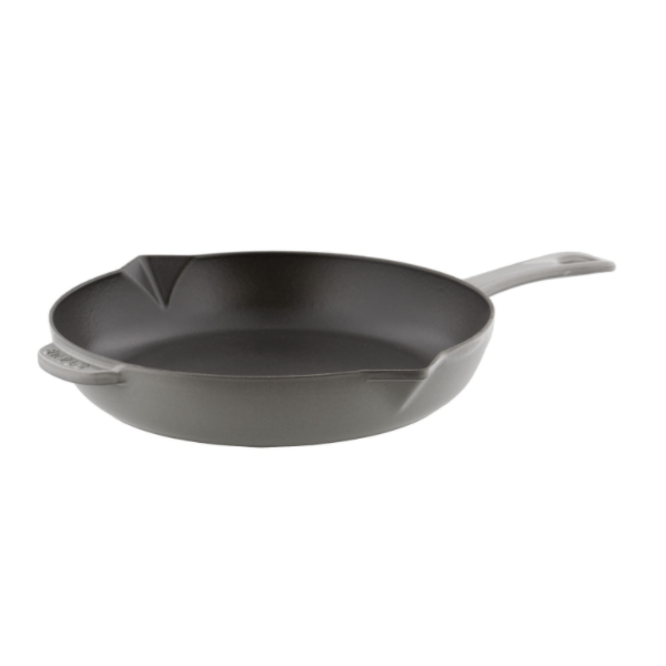 Staub Cast Iron Fry Pan, 10-in, Graphite Grey - Kitchen Universe