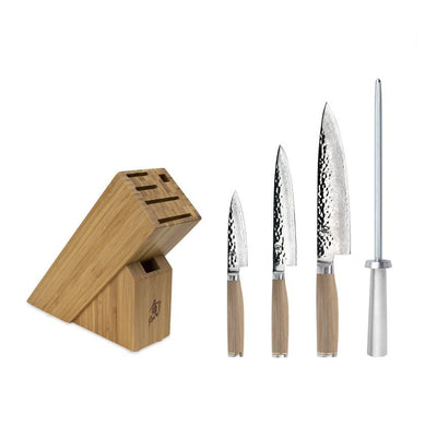 Shun Premier Blonde 5-Piece Starter Knife Set - Kitchen Universe