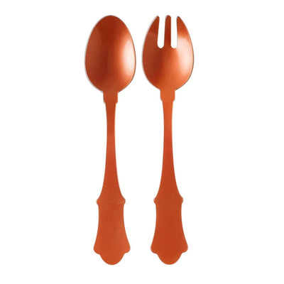 Sabre Honorine Salad Servers Set, Orange - Kitchen Universe