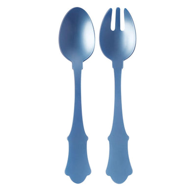 Sabre Honorine Salad Servers Set, Light Blue - Kitchen Universe