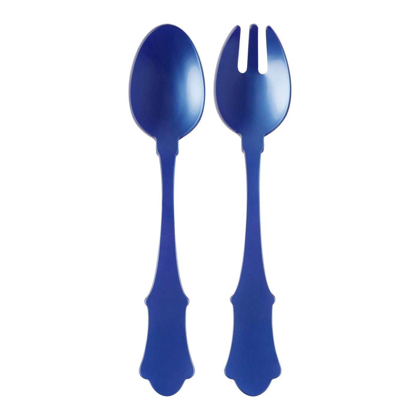 Sabre Honorine Salad Servers Set, Lapis Blue - Kitchen Universe