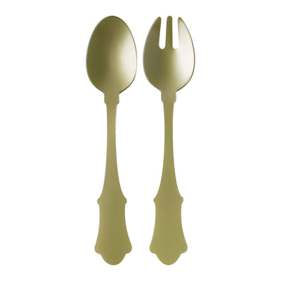 Sabre Honorine Salad Servers Set, Moss - Kitchen Universe