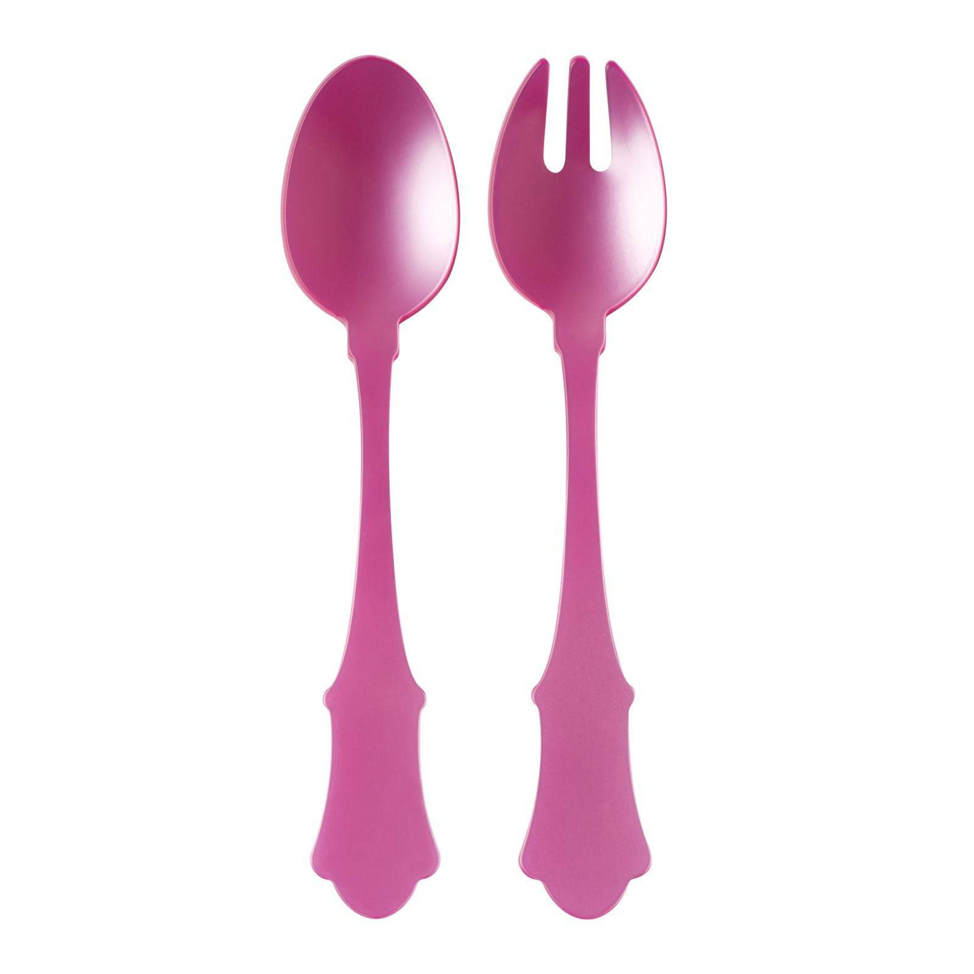 Sabre Honorine Salad Servers Set, Pink - Kitchen Universe