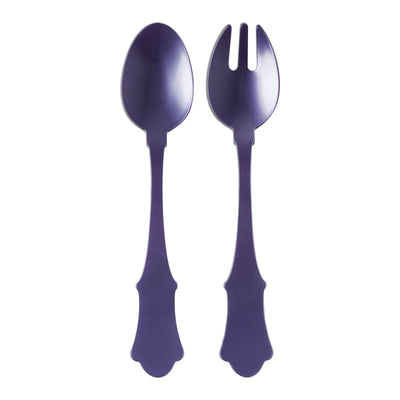 Sabre Honorine Salad Servers Set, Purple - Kitchen Universe