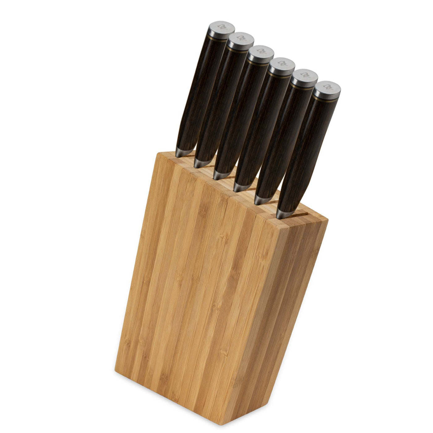 Shun Premier 6-Piece Steak Set Knife with Bamboo Side Car Block - Kitchen Universe