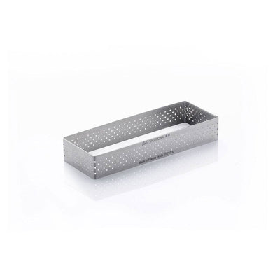 de Buyer Valrhona Stainless Steel Perforated Mini Tart Ring, 4.8 x 0.75-in - Kitchen Universe