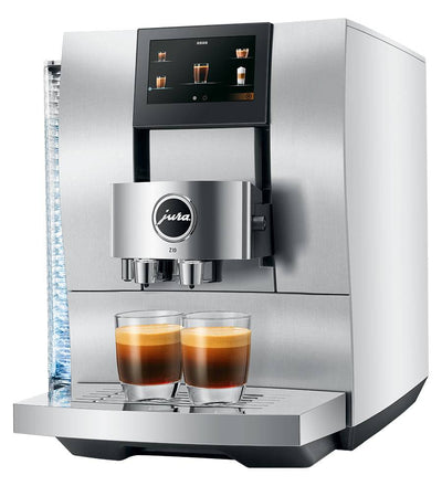 Jura Z10 Fully Automatic Bean-To-Cup Machine for Hot and Cold Coffee, Aluminum White - Kitchen Universe