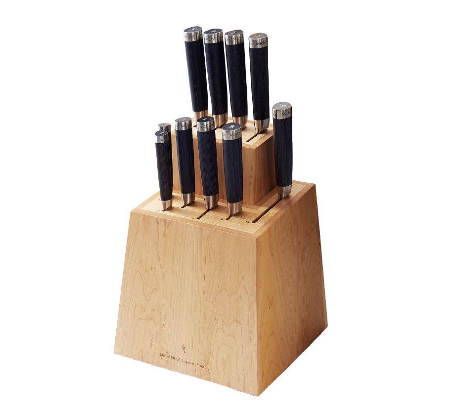 Michel Bras Maple 10-Slot Knife Block - Kitchen Universe