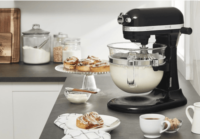 KitchenAid Professional 6500 Design Series 6-Qt. Bowl-Lift Stand Mixer, Onyx Black - Kitchen Universe