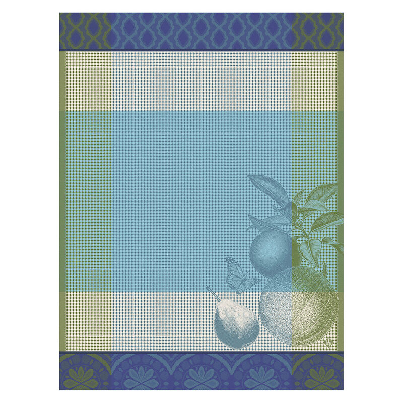 Le Jacquard Francais Arrière-Pays Tea Hand Towel, 24 x 31-in, Blue - Kitchen Universe
