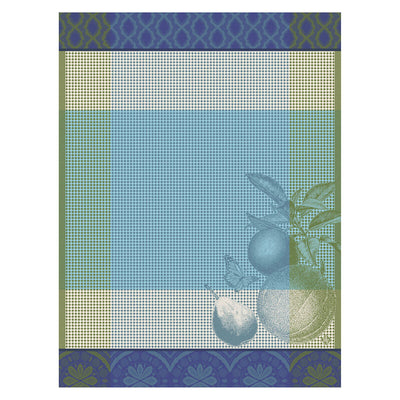 Le Jacquard Francais Arrière-Pays Tea Hand Towel, 24 x 31-in, Blue - Kitchen Universe