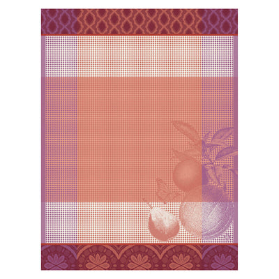 Le Jacquard Francais Arrière-Pays Hand Towel, 24 x 31-in, Pink - Kitchen Universe