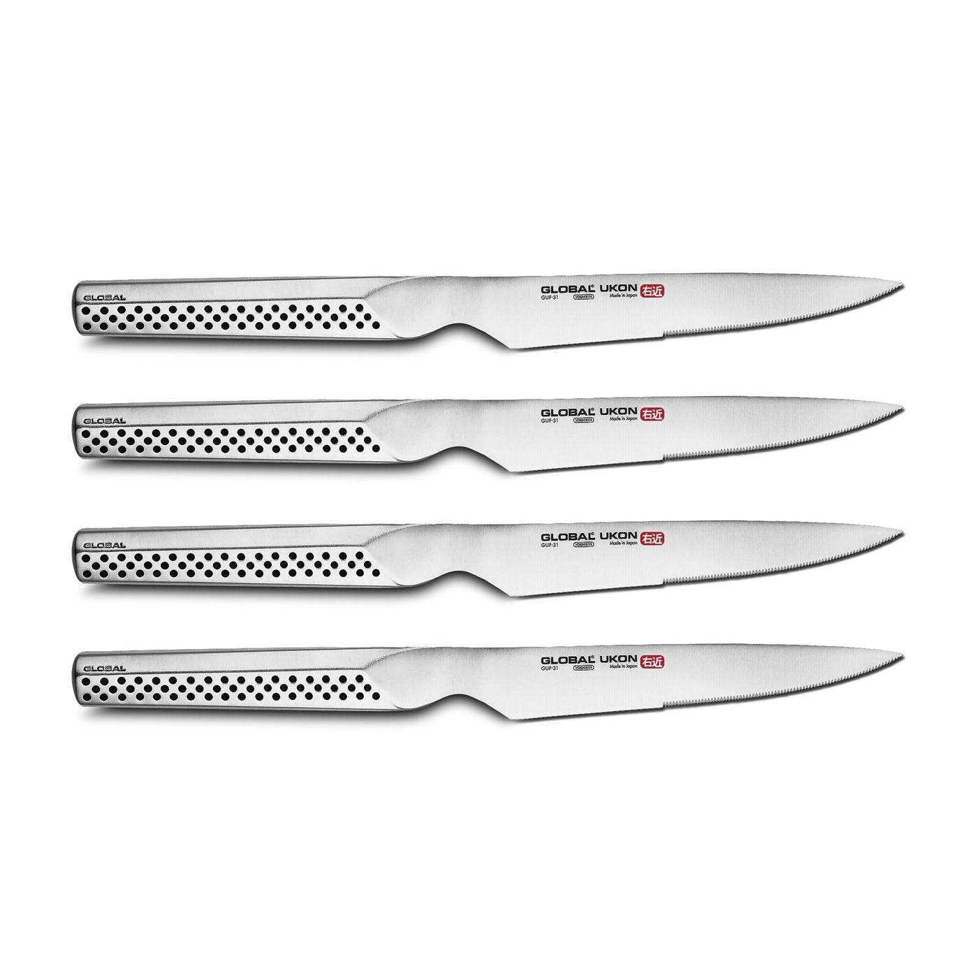 Global UKON 4-Piece Steak Knife Set - Kitchen Universe