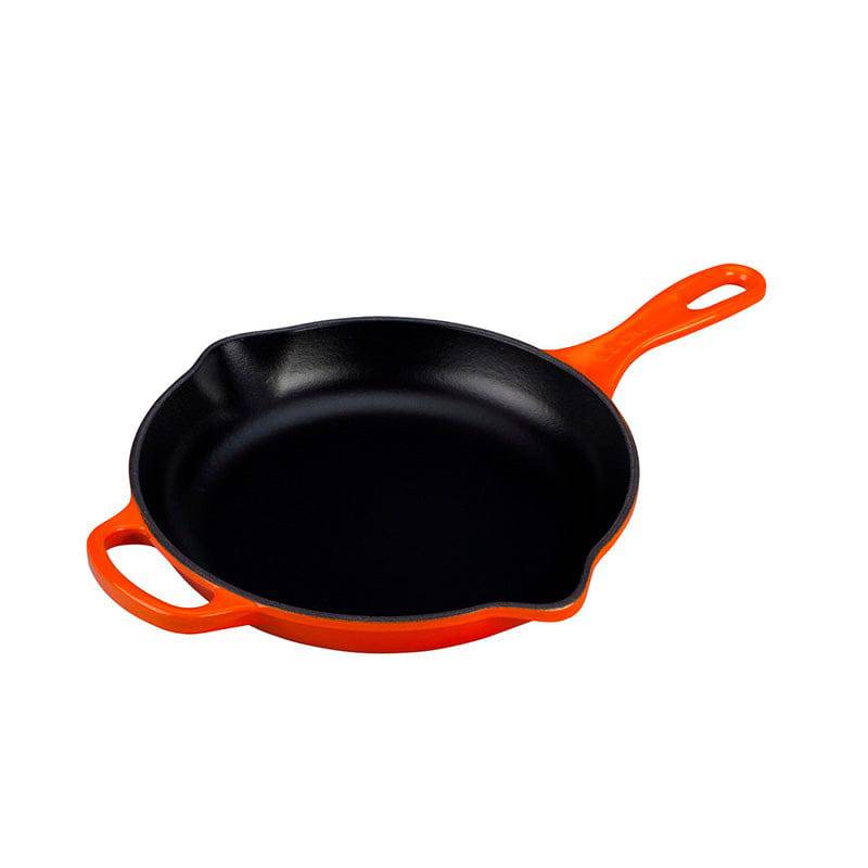 Le Creuset Signature Cast Iron Handle Skillet, 9-in, Flame - Kitchen Universe