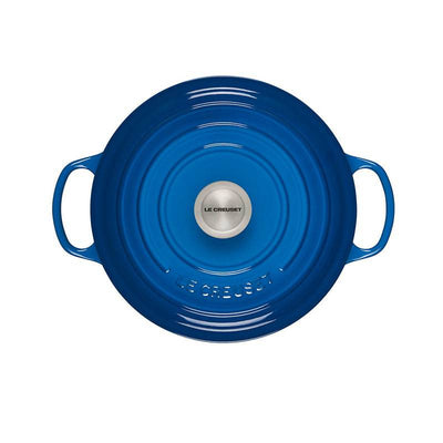 Le Creuset Signature Enameled Cast Iron Round Dutch Oven, 5.5 qt, Marseille - Kitchen Universe