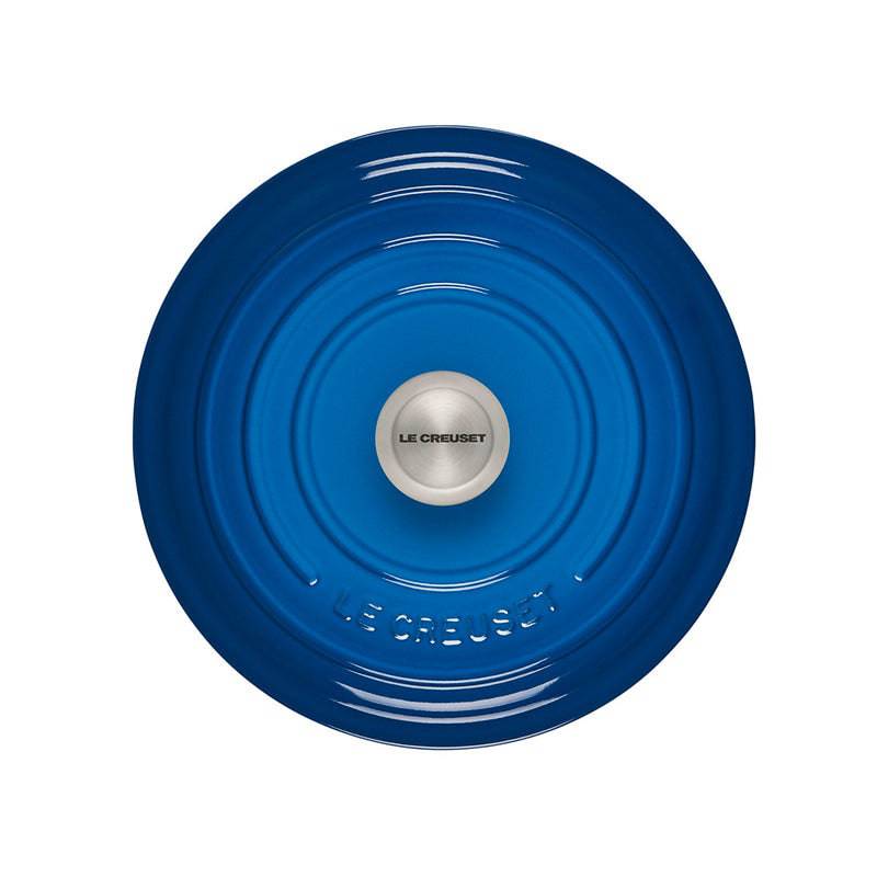 Le Creuset Signature Enameled Cast Iron Round Dutch Oven, 5.5 qt, Marseille - Kitchen Universe