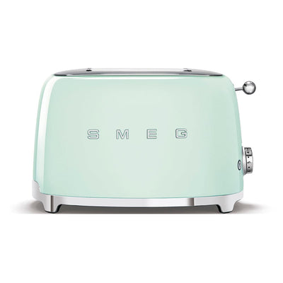 Smeg 50's Retro Style Aesthetic 2-Slice Toaster, Pastel Green - Kitchen Universe