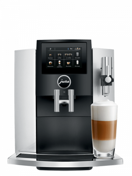Jura S8 Fully Automatic Bean-To-Cup Coffee & Espresso Machine, Moonlight Silver - Kitchen Universe