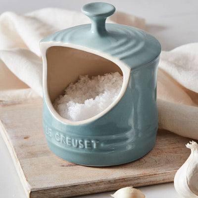 Le Creuset Stoneware Salt Crock, 10-Oz, Sea Salt - Kitchen Universe