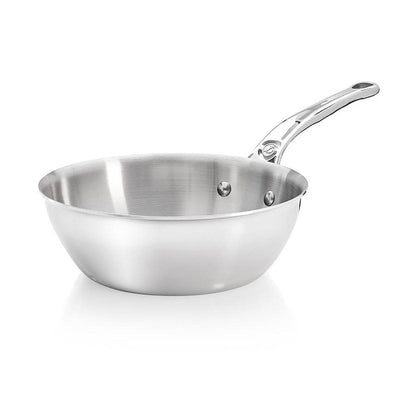de Buyer Affinity 5-Ply Stainless Steel Conical Saute Pan, 3.17-Quart - Kitchen Universe